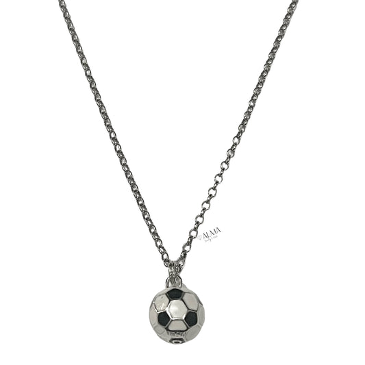 Soccer Ball Pendant with chain