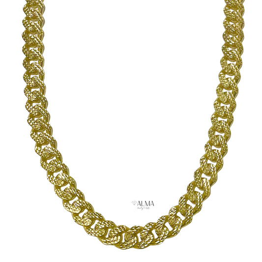 14K Gold Cuban Chain 11 mm