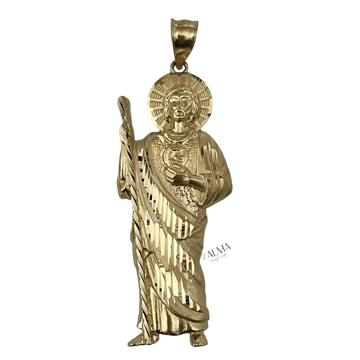 14K Gold St. Jude Pendant