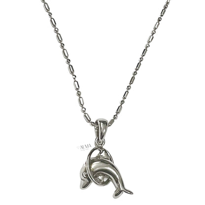 Dolphin Pendant with chain