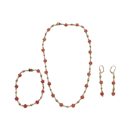 Lady Set Pink-Thoughts 18K Gold Plated