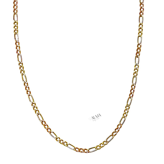 14K Gold Figaro Chain 2.2mm