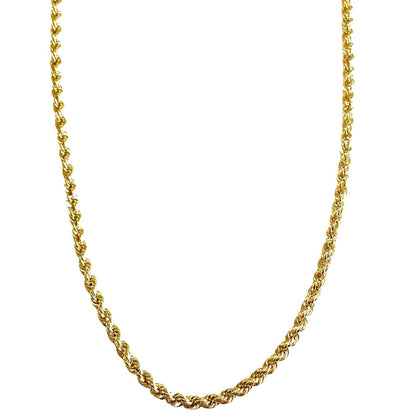 14K Gold Rope Chain 3mm