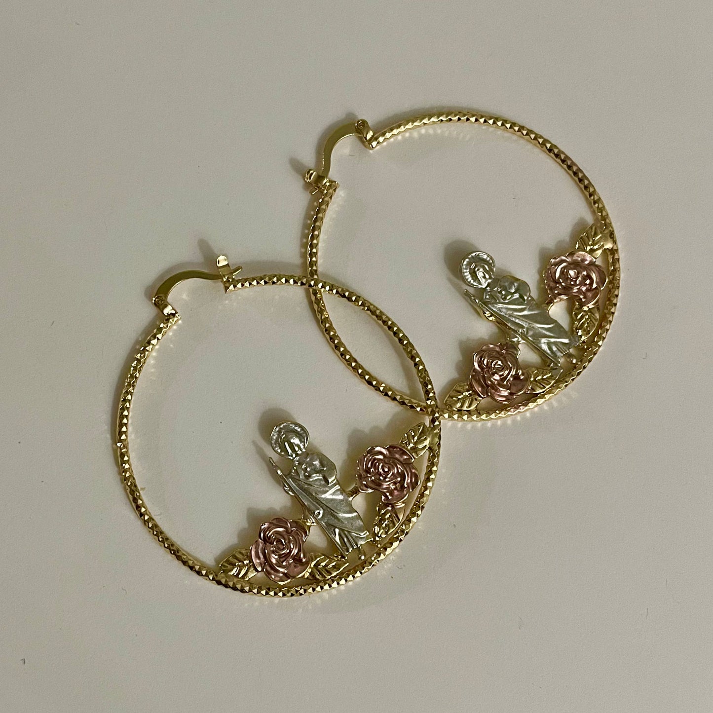 St. Jude Thaddaeus Hoop Earrings