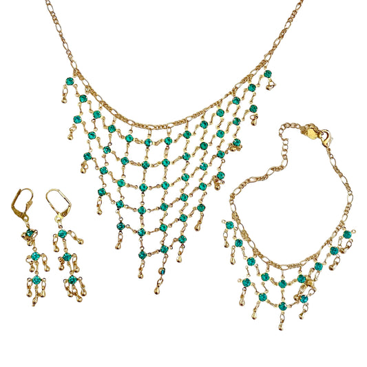 Turquoise Web Lady Set