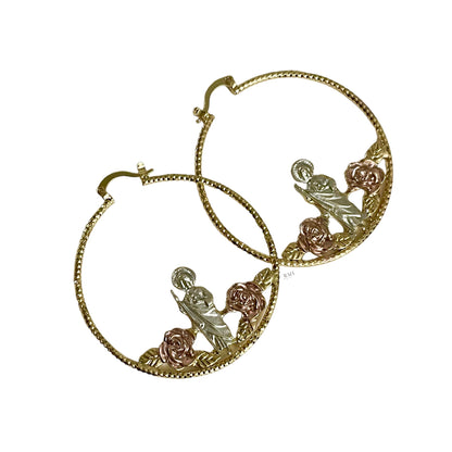 St. Jude Thaddaeus Hoop Earrings