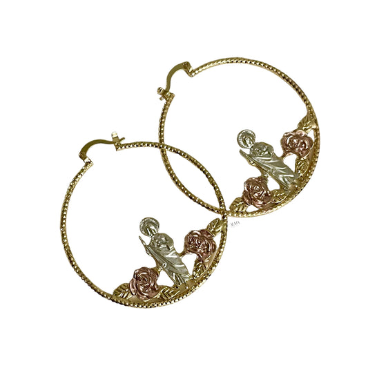 St. Jude Thaddaeus Hoop Earrings