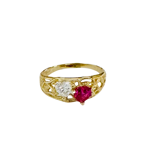 14K Gold Lady ring  #8