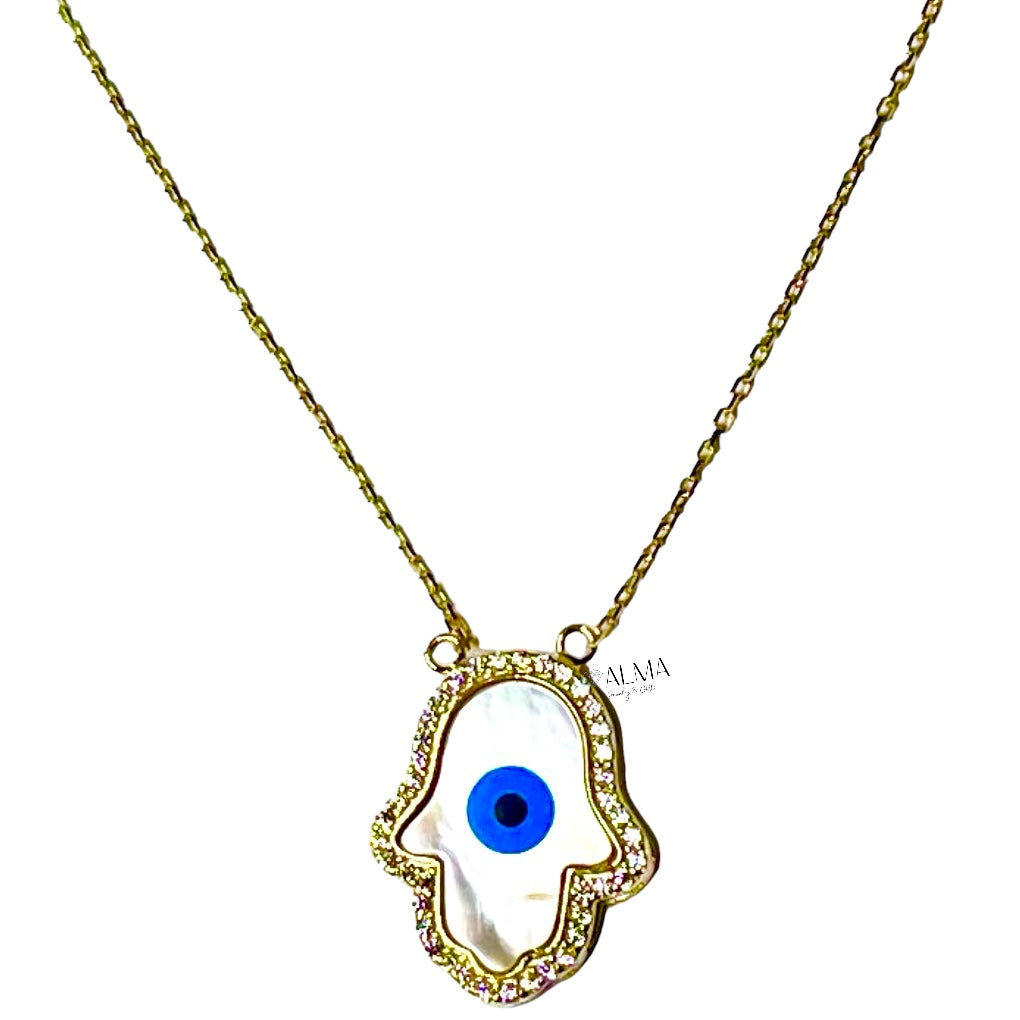 Hamsa Hand Necklace