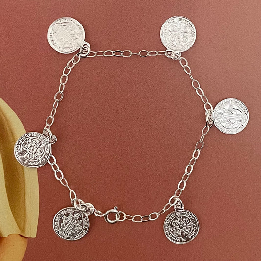 Bracelet San Benito in Sterling Silver 7.25in.