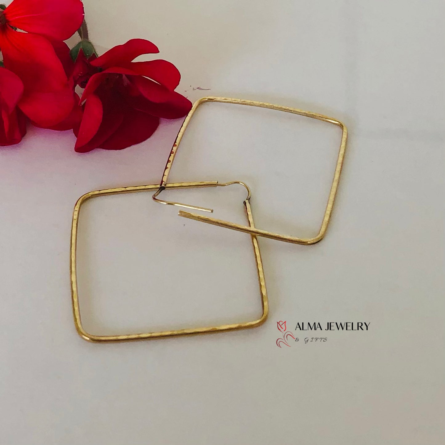 Square Hoop Earrings