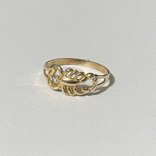 14K Gold Lady Ring, scorpion #7.5