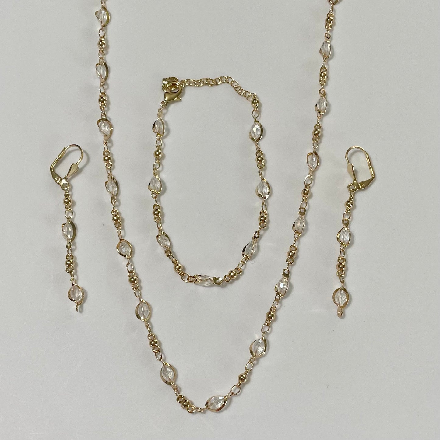 Lady Set Tears-of-Joy 18K Gold Plated