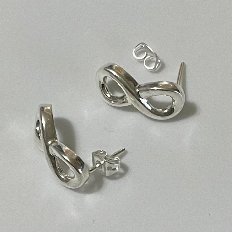 Infinite Earrings, .925 Sterling Silver