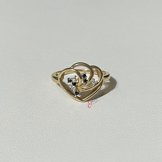 14K Lady ring Heart #7.5