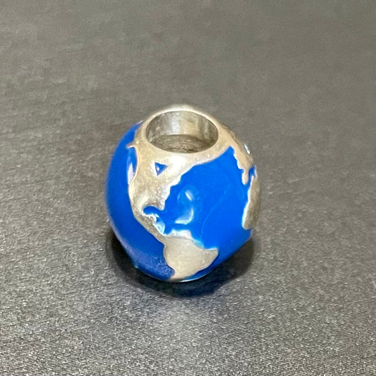 Earth Slide Spacer .925 Sterling Silver