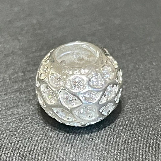 Ball Slide Spacer .925 Sterling Silver