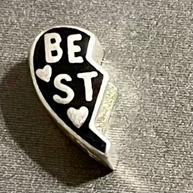 Best Friend Slide Spacer .925 Sterling Silver