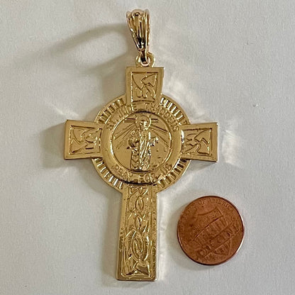 18K Gold Plated Cross pendant