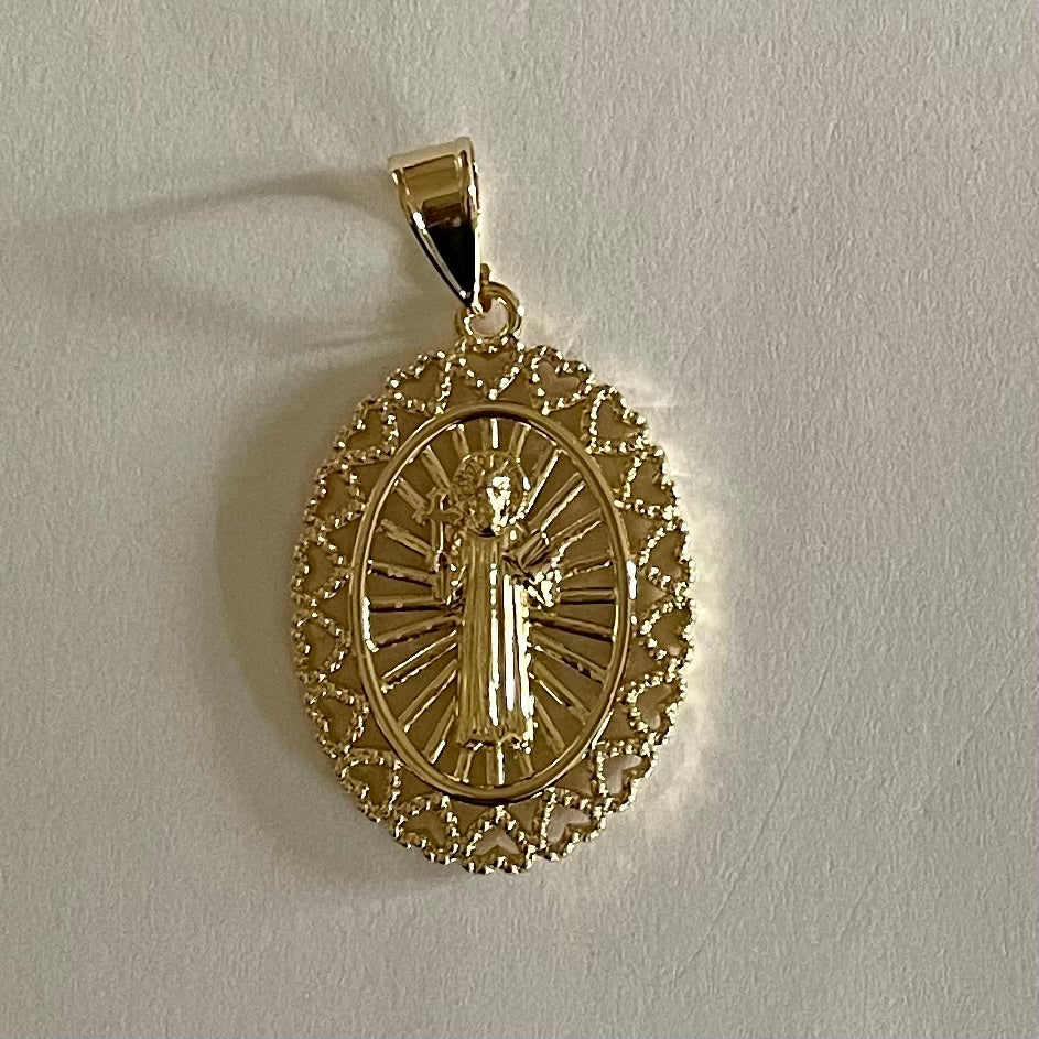 18K Gold Plated San Benito Pendant