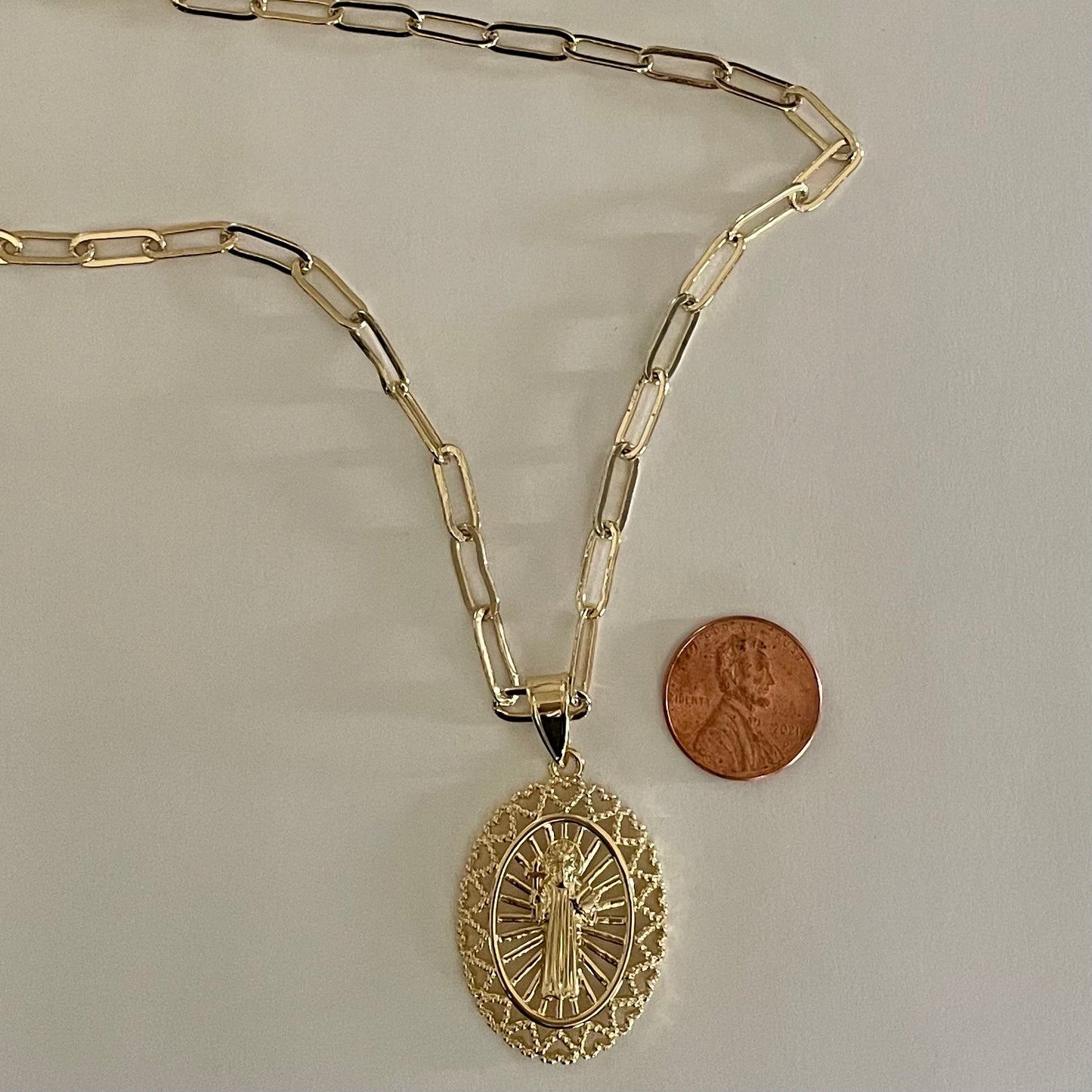 18K Gold Plated San Benito Pendant