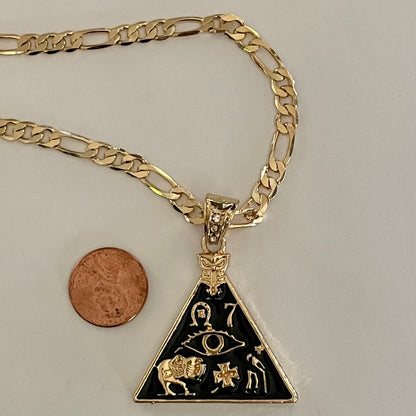 18K Gold Plated Lucky Triangle Charm