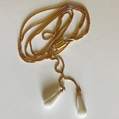 18K Gold Plated Teardrop Necklace