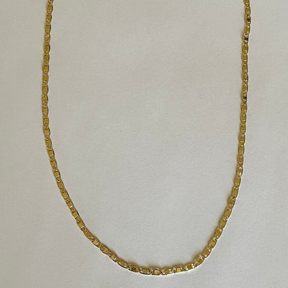 18K Gold Plated Valentino Chain 18-in long