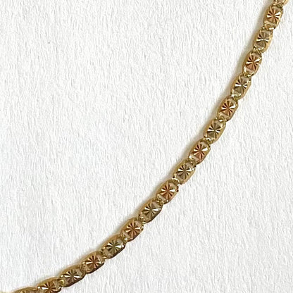 14K 3-toned Gold Valentino Chain 1.8mm