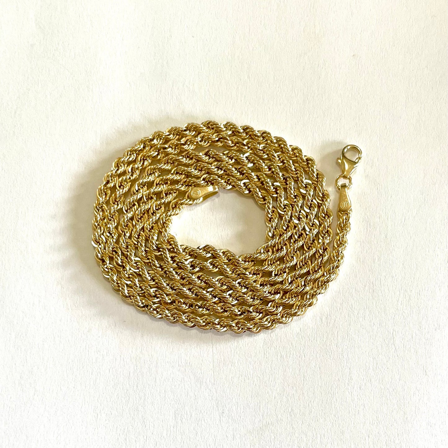 14K Gold Rope Chain 3mm