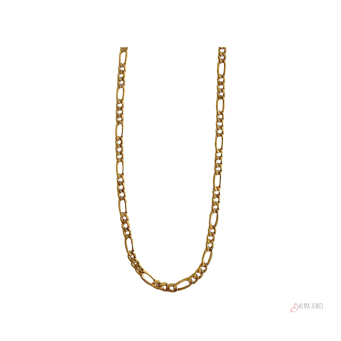 14K Gold Figaro Chain 3.1mm