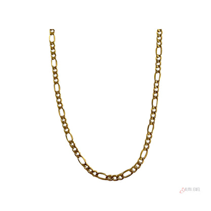 14K Gold Figaro Chain 4mm