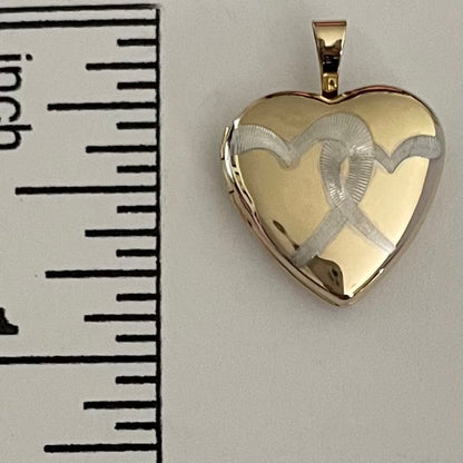 14K Gold Locket heart