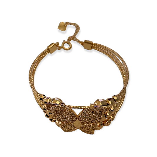 18K Gold Plated Bangle adjustable