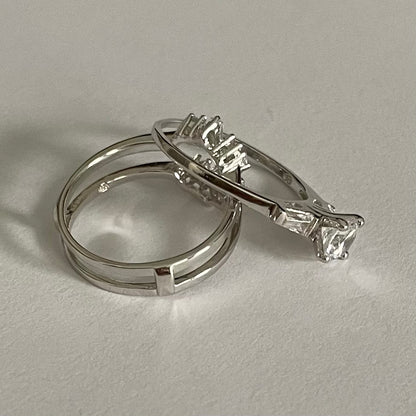 Sterling Silver Bridal set