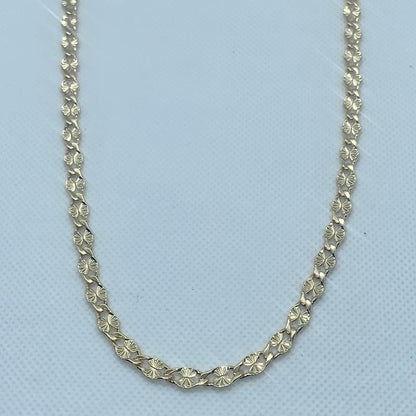 18K Gold Plated Sparkly Star Chain 5 mm