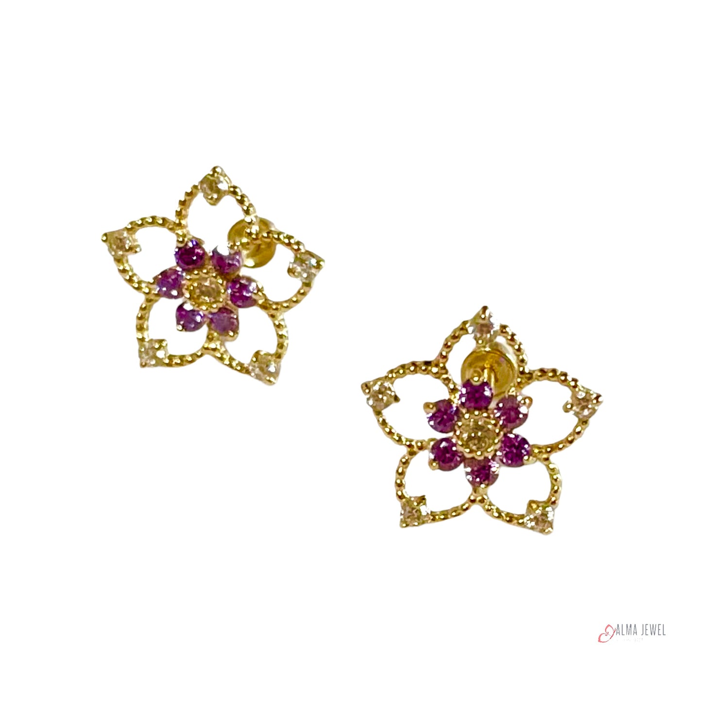 Flower Stud Earrings