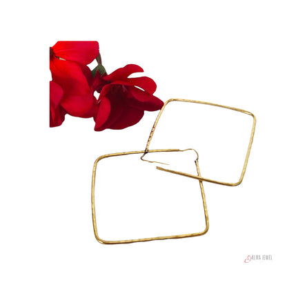 Square Hoop Earrings