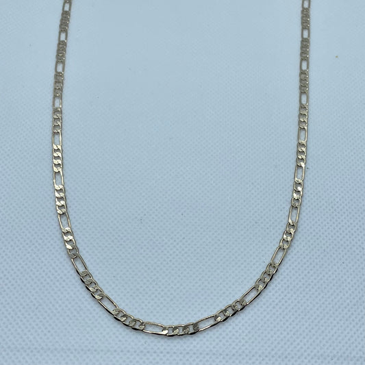 18K Gold Plated Figaro Chain 3.5 mm