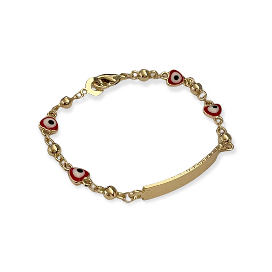 18K Gold Plated Deer Eye Bracelet