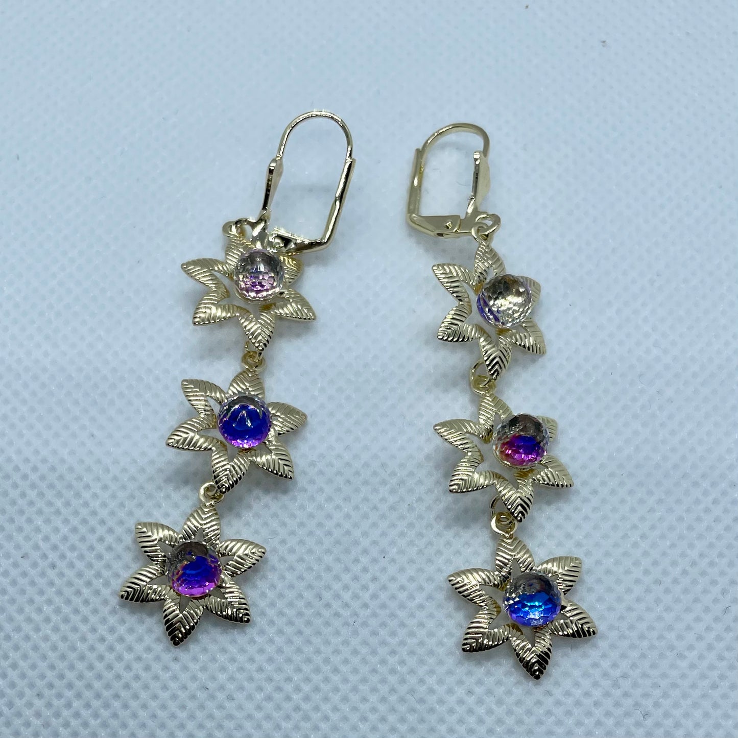 Stars Earrings 18K Gold Plated