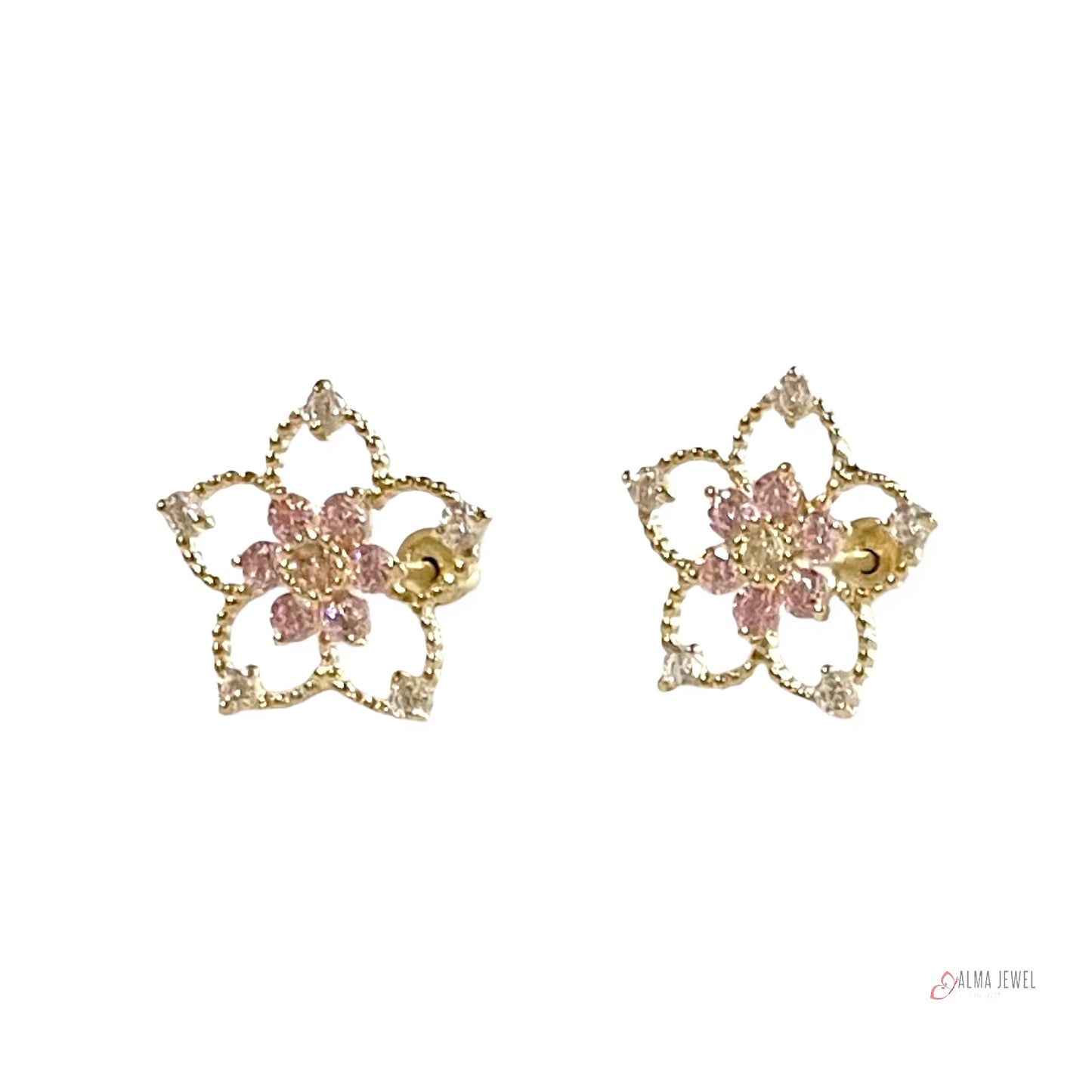 Flower Stud Earrings