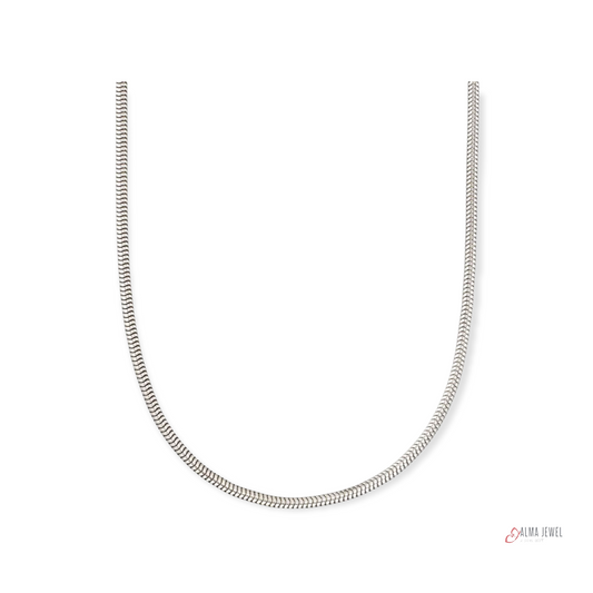 .925 Sterling Silver Snake Chain 1 mm